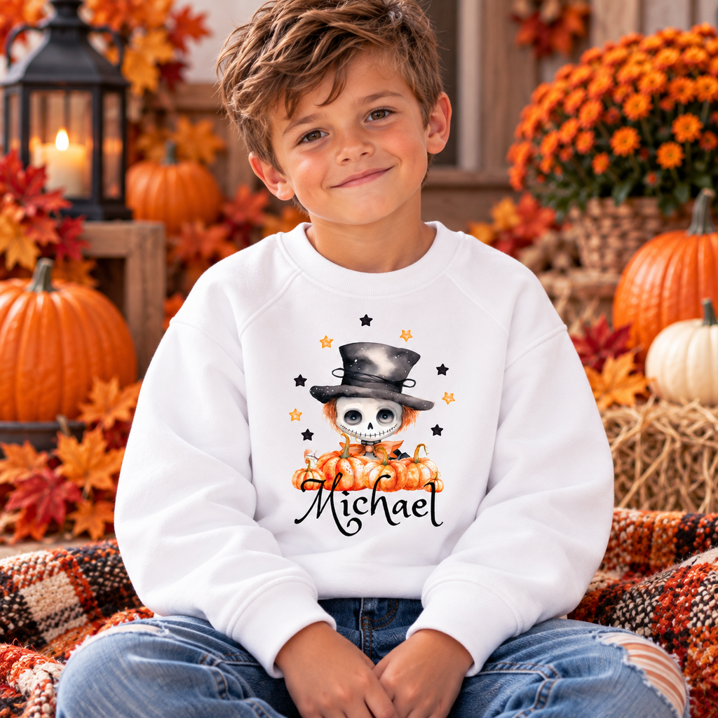 Pumpkin Patch Monsters Personalised Sweater