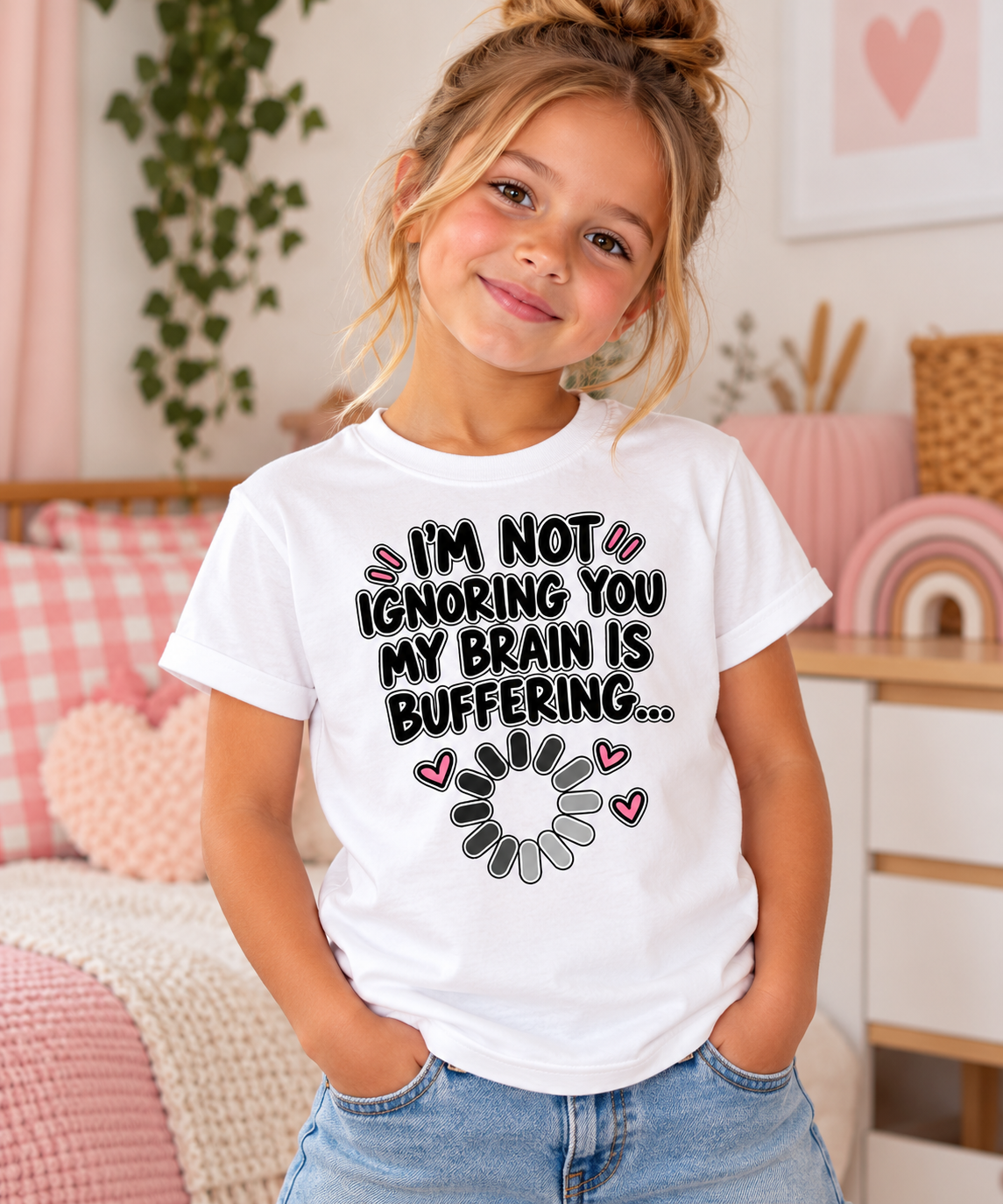 “I’m Not Ignoring You, My Brain Is Buffering…” T-Shirt