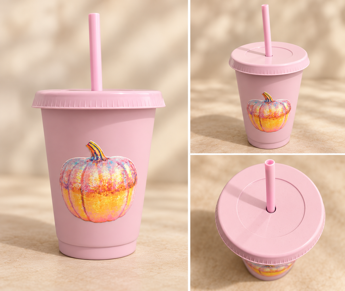 Purple Disco Pumpkin Cold Cup!