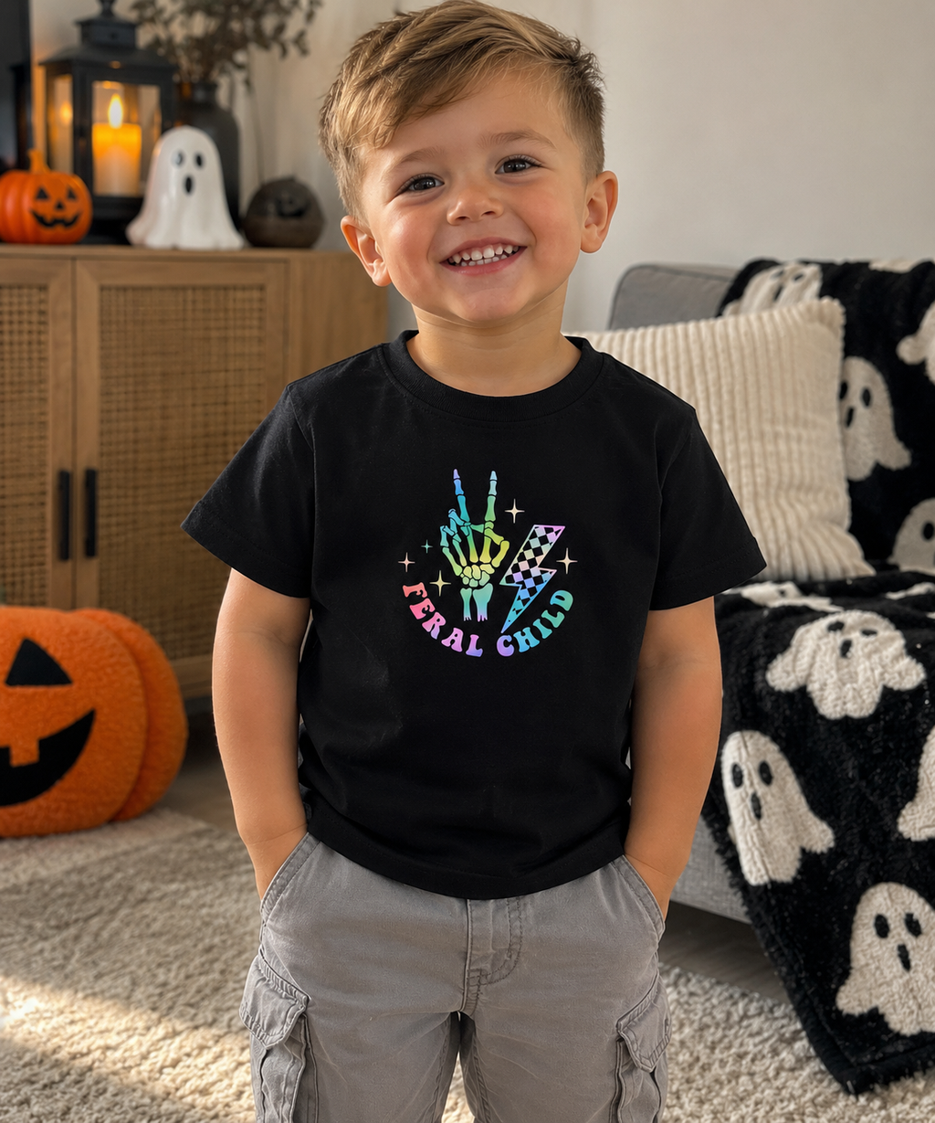 Feral Child Rainbow T-Shirt - 2-3Yrs