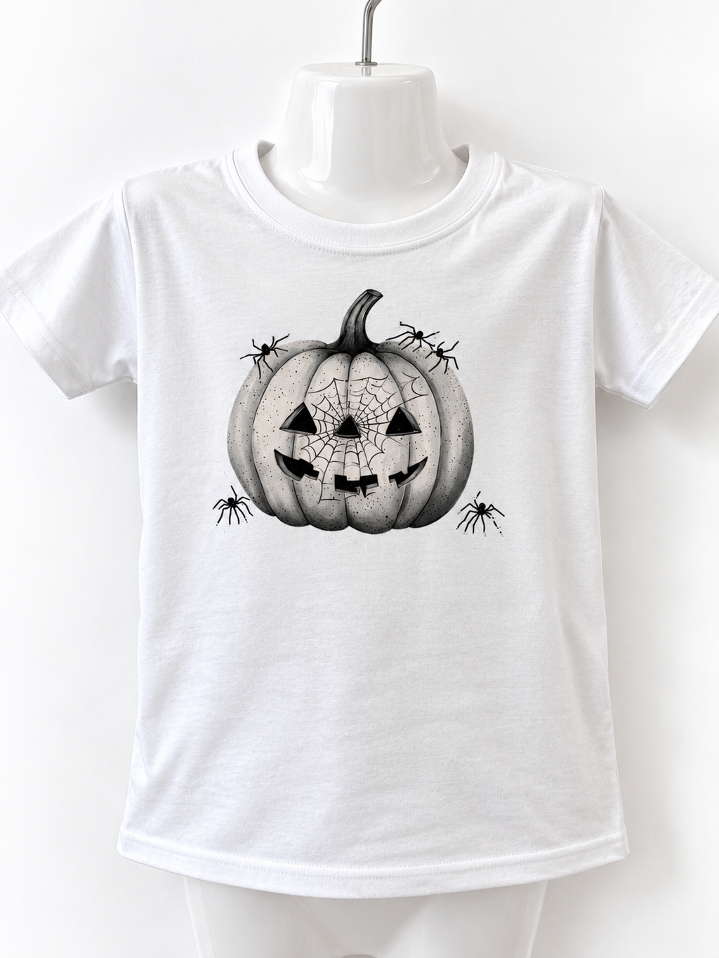 Spider Pumpkin Halloween T-Shirt - 1-2Yrs