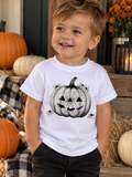Spider Pumpkin Halloween T-Shirt - 1-2Yrs