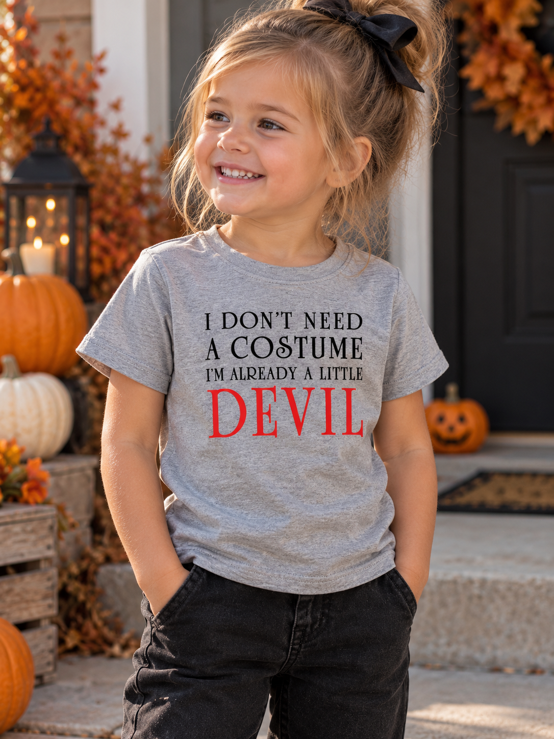 I Don’t Need A Costume, I’m Already A Little Devil T-Shirt - 3-4Yrs