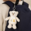 Honey bear initial - Tummi Bear keychain/bag charm