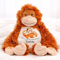 Personalised orangutan teddy bear