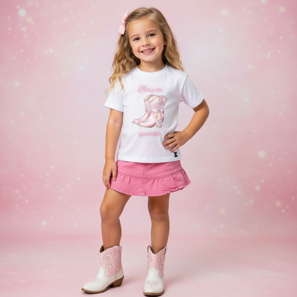Born To Sparkle Cowgirl T-Shirt