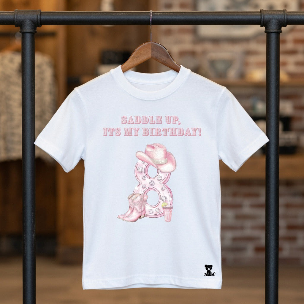 Saddle Up Birthday Personalised T-Shirt