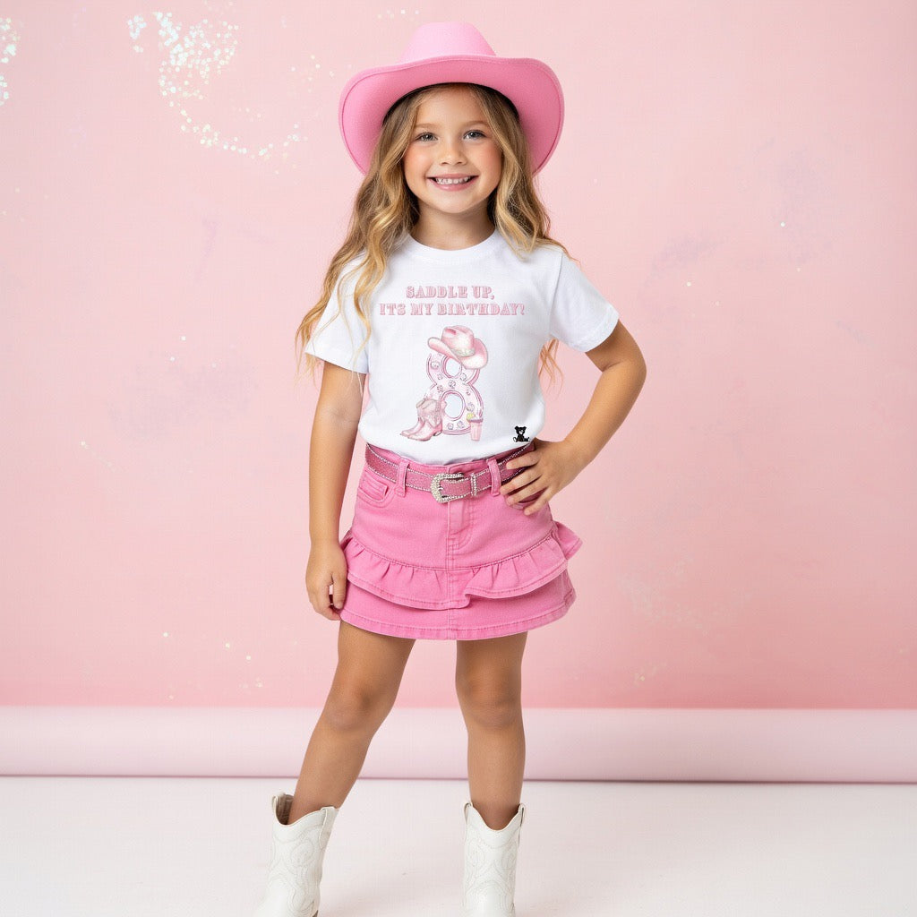 Saddle Up Birthday Personalised T-Shirt