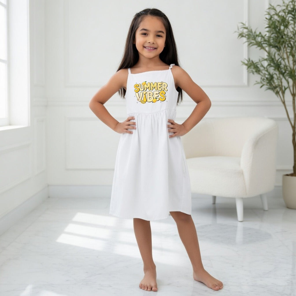 Summer vibes lemon dress