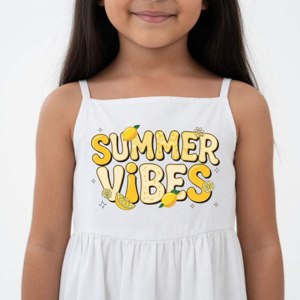 Summer vibes lemon dress