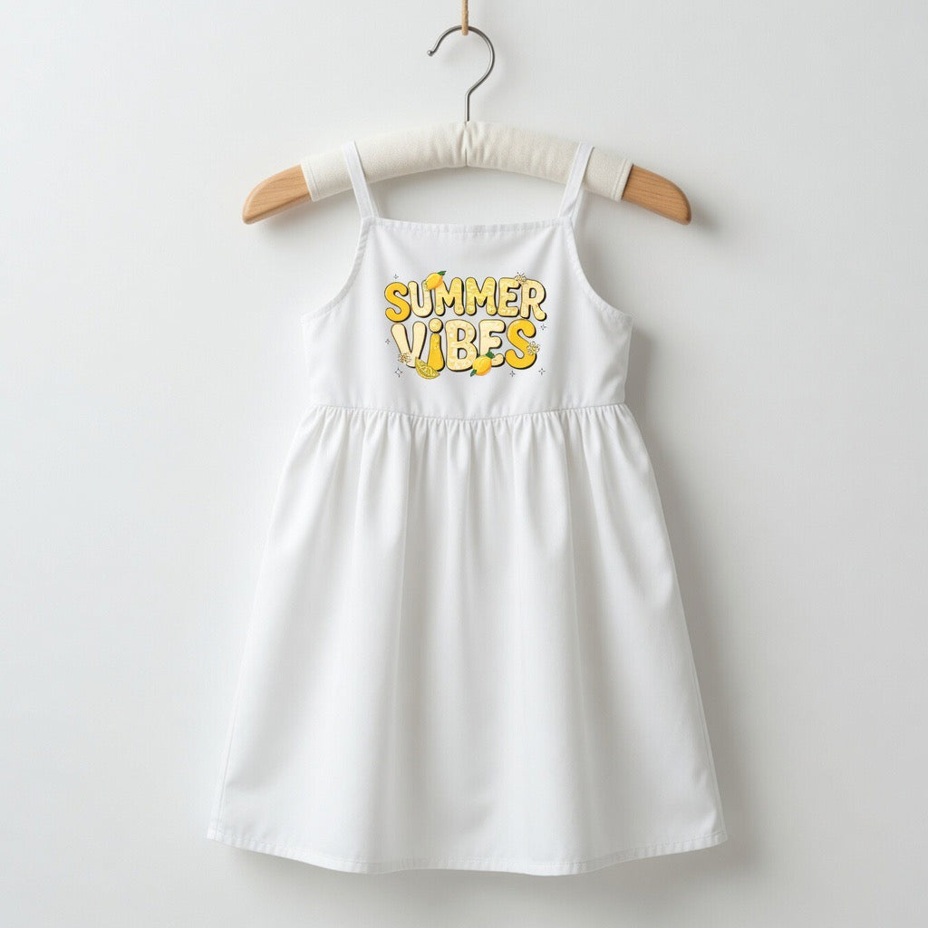 Summer vibes lemon dress